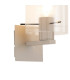 Hudson Single Switched Wall Lamp 1 Light E27 Beige Stone/Clear Narrow Line Glass-5