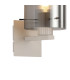 Hudson Single Switched Wall Lamp 1 Light E27 Beige Stone/Smoke Narrow Line Glass-5