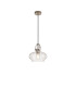 Cobleskill 23cm Single Pendant 1 Light E27 Polished Nickel/Clear Glass-4