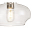 Cobleskill 23cm Single Pendant 1 Light E27 Polished Nickel/Clear Glass-8