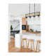 Canandaigua Pendant 4 x E27 Satin Black/Satin Brass-4