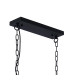 Canandaigua Pendant 4 x E27 Satin Black/Satin Brass-6