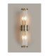 Rensselaer 2 Light Crystal Wall Up & Down E14 IP44 Antique Brass/Clear Crystal-11