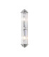 Rensselaer 2 Light Crystal Wall E14 IP44 Polished Chrome/Clear Crystal-1