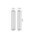 Rensselaer 2 Light Crystal Wall E14 IP44 Polished Chrome/Clear Crystal-2