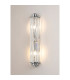 Rensselaer 2 Light Crystal Wall E14 IP44 Polished Chrome/Clear Crystal-3