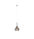 Highland Recessed Pendant Kit Reuleaux Triangle Shade 1 Light E27 Silver/Chrome Glass Frosted Inner-1
