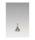 Highland Recessed Pendant Kit Reuleaux Triangle Shade 1 Light E27 Silver/Chrome Glass Frosted Inner-3