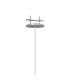 Highland Recessed Pendant Kit Reuleaux Triangle Shade 1 Light E27 Silver/Chrome Glass Frosted Inner-4