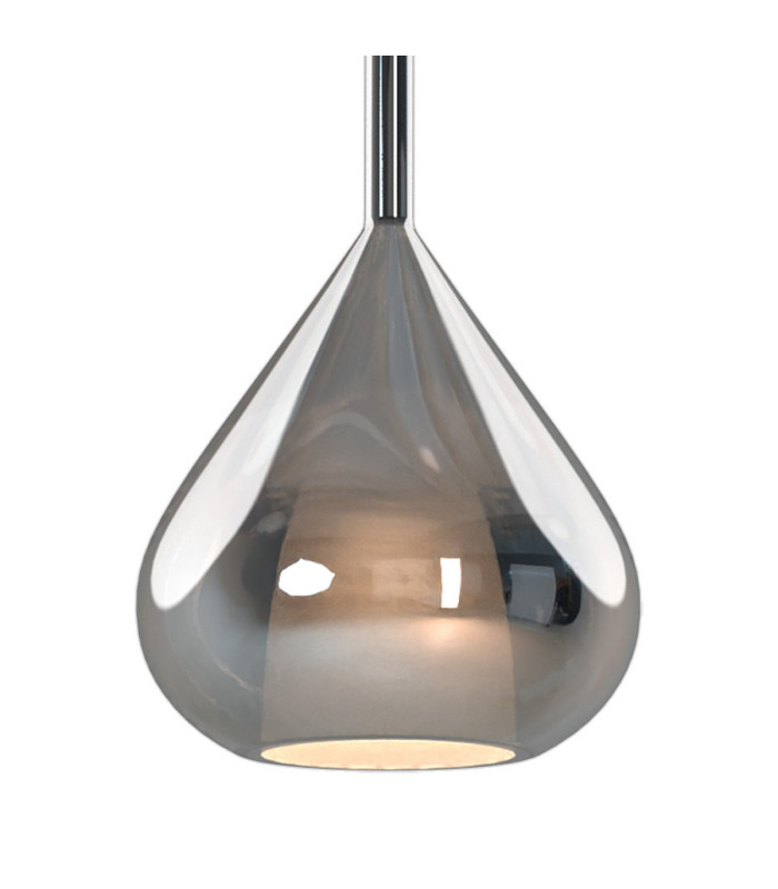 Highland Recessed Pendant Kit Reuleaux Triangle Shade 1 Light E27 Silver/Chrome Glass Frosted Inner-6