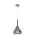 Highland 22cm Pendant Reuleaux Triangle Shade 1 Light E27 Gold/Chrome Glass Frosted Inner-4