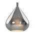 Highland 22cm Pendant Reuleaux Triangle Shade 1 Light E27 Gold/Chrome Glass Frosted Inner-7