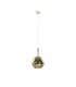 Highland Recessed Pendant Round Shade 1 Light E27 Gold/Gold Glass Frosted Inner-1