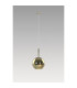 Highland Recessed Pendant Round Shade 1 Light E27 Gold/Gold Glass Frosted Inner-3