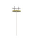 Highland Recessed Pendant Round Shade 1 Light E27 Gold/Gold Glass Frosted Inner-4