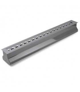 LED Outdoor Wall Washer Light Grey IP67 - Cool White - 1