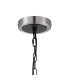 Placid 78cm Pendant 14 Light E14 15cm Round White & Grey Marble Effect Glass Shade Satin Nickel & Satin Black Framework-6