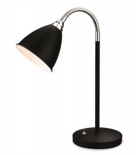 1 Light Table Light Black with Chrome, E14 - 1