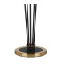 Placid Floor Lamp 5 Light E14 15cm Round Speckled Glass Shade Brass White Satin Black-5