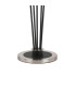 Placid Floor Lamp 5 Light E14 15cm Round Textured Melting Glass Shade Satin Nickel Clear Satin Black-5
