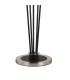 Placid Floor Lamp 5 Light E14 15cm Round Segment Glass Shade Satin Nickel Smoke Plated Satin Black-5
