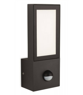 Integrated LED Outdoor PIR Wall Light Graphite IP65 - 1