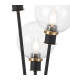 Placid Table Lamp Touch Switch 3 Light E14 15cm Round Glass Shade Brass Clear Satin Black-6