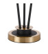 Placid Table Lamp Touch Switch 3 Light E14 15cm Round Crackled Glass Shade Brass Clear Satin Black-5