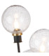 Placid Table Lamp Touch Switch 3 Light E14 15cm Round Crackled Glass Shade Brass Clear Satin Black-7