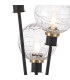 Placid Table Lamp Touch Switch 3 Light E14 15cm Round Textured Melting Glass Shade Brass Clear Satin Black-6