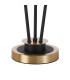 Placid Table Lamp Touch Switch 3 Light E14 15cm Round Segment Glass Shade Brass Clear Satin Black-5