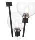 Placid Table Lamp Touch Switch 3 Light E14 15cm Round Glass Shade Satin Nickel Clear Satin Black-6
