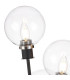 Placid Table Lamp Touch Switch 3 Light E14 15cm Round Glass Shade Satin Nickel Clear Satin Black-7