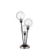 Placid Table Lamp Touch Switch 3 Light E14 15cm Round Crackled Glass Shade Satin Nickel Clear Satin Black-4