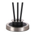 Placid Table Lamp Touch Switch 3 Light E14 15cm Round Crackled Glass Shade Satin Nickel Clear Satin Black-5