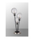 Placid Table Lamp Touch Switch 3 Light E14 15cm Round Crackled Glass Shade Satin Nickel Clear Satin Black-8