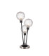 Placid Table Lamp Touch Switch 3 Light E14 15cm Round Textured Crumple Glass Shade Satin Nickel Clear Satin Black-1