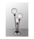 Placid Table Lamp Touch Switch 3 Light E14 15cm Round Textured Crumple Glass Shade Satin Nickel Clear Satin Black-3