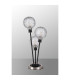 Placid Table Lamp Touch Switch 3 Light E14 15cm Round Textured Crumple Glass Shade Satin Nickel Clear Satin Black-8
