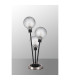 Placid Table Lamp Touch Switch 3x E14 15cm Round Textured Diamond Pattern Glass Shade Satin Nickel Clear Satin Black-8