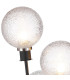 Placid Table Lamp Touch Switch 3 Light E14 15cm Round Dimpled Glass Shade Satin Nickel Clear Satin Black-7