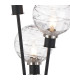 Placid Table Lamp Touch Switch 3 Light E14 15cm Round Textured Melting Glass Shade Satin Nickel Clear Satin Black-6