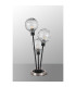 Placid Table Lamp Touch Switch 3 Light E14 15cm Round Textured Melting Glass Shade Satin Nickel Clear Satin Black-8