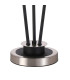 Placid Table Lamp Touch Switch 3 Light E14 15cm Round Glass Shade Satin Nickel Opal Satin Black-5