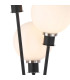 Placid Table Lamp Touch Switch 3 Light E14 15cm Round Glass Shade Satin Nickel Opal Satin Black-6