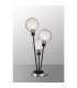 Placid Table Lamp Touch Switch 3 Light E14 15cm Round Ribbed Glass Shade Satin Nickel Clear Satin Black-3