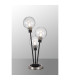Placid Table Lamp Touch Switch 3 Light E14 15cm Round Segment Glass Shade Satin Nickel Clear Satin Black-3