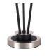 Placid Table Lamp Touch Switch 3 Light E14 15cm Round Segment Glass Shade Satin Nickel Clear Satin Black-5
