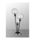 Placid Table Lamp Touch Switch 3 Light E14 15cm Round Segment Glass Shade Satin Nickel Clear Satin Black-8