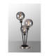 Placid Table Lamp Touch Switch 3 Light E14 15cm Round Segment Glass Shade Satin Nickel Smoke Plated Satin Black-3